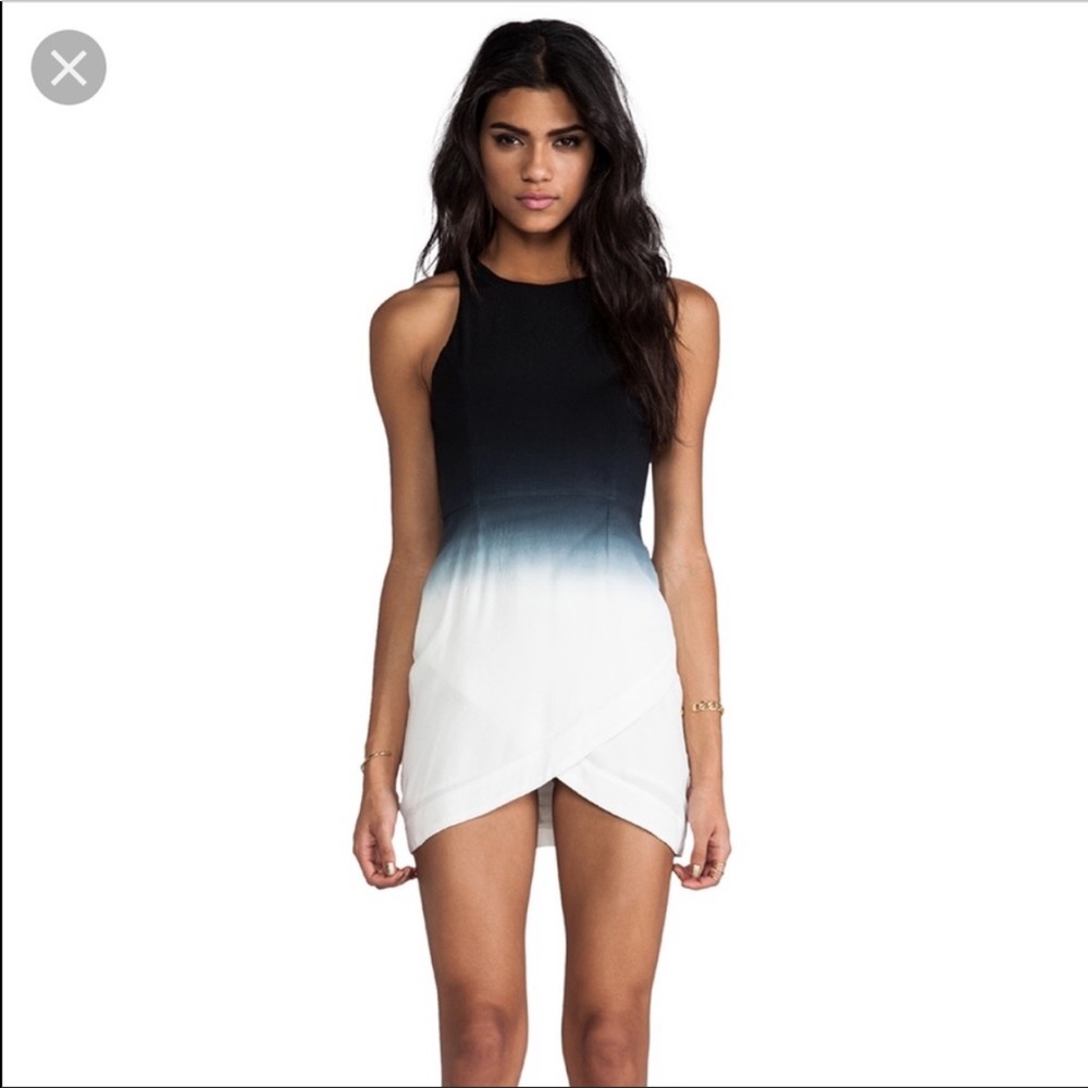 ISO Bless’d Are The Meek gradient mini dress